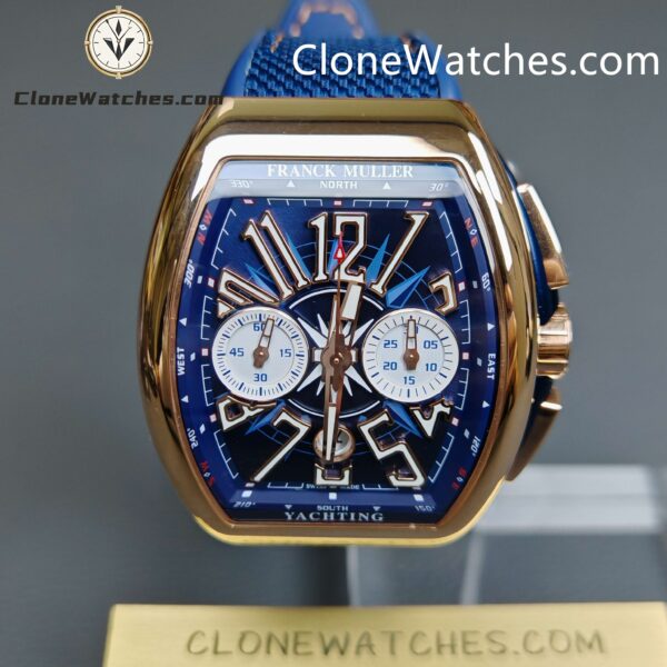 Super Clone Watches – Franck Muller V45 Blue Dial Yachting