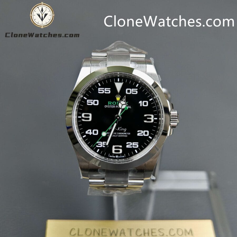 Super Clone Watches – Rolex Air king Black Dial M126900