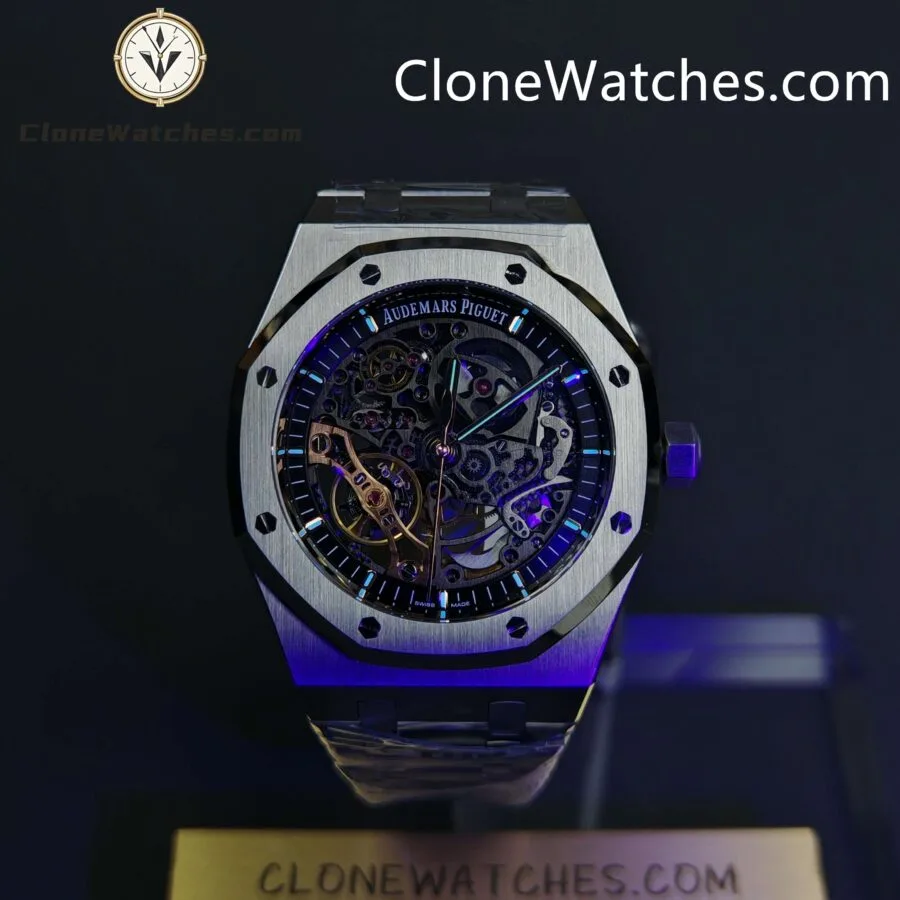 Audemars Piguet Super Clone Watches 1:1 Royal Oak 15407 Skeleton Dial - Image 2