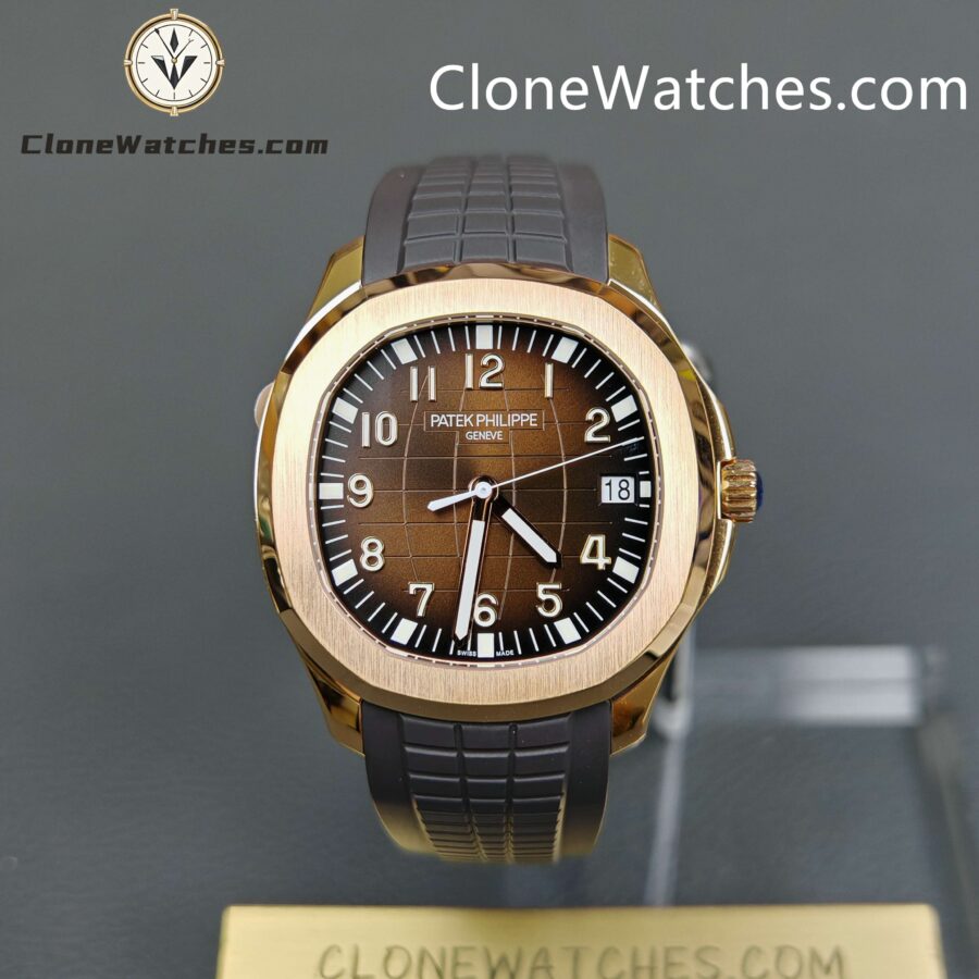 Super Clone Watches – Patek Philippe Aquanaut Rose Gold 5167R-001