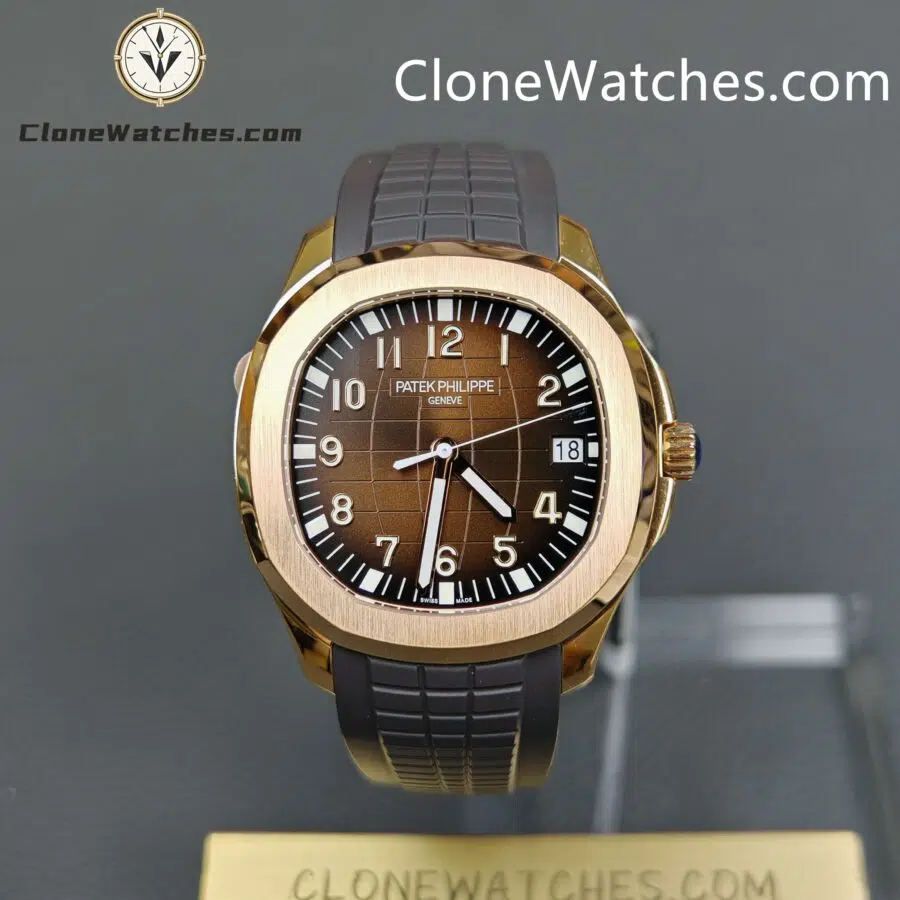 Super Clone Watches – Patek Philippe Aquanaut Rose Gold 5167R-001