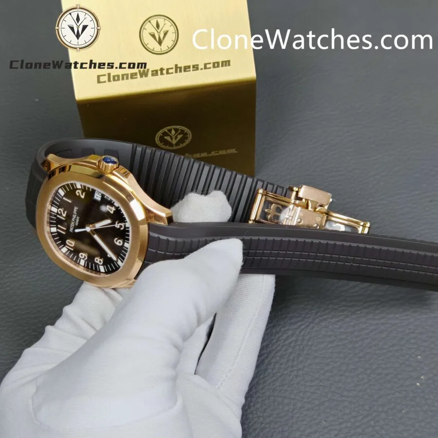 Patek Philippe Super Clone Watches 1:1 Aquanaut Rose Gold 5167R-001 40.8 mm - Image 9