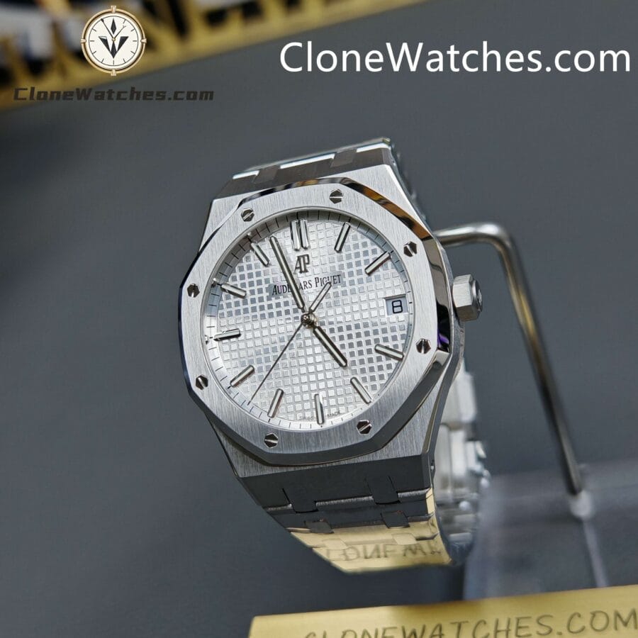 Audemars Piguet Super Clone Watches 1:1 Royal Oak 15500 White Dial - Image 3