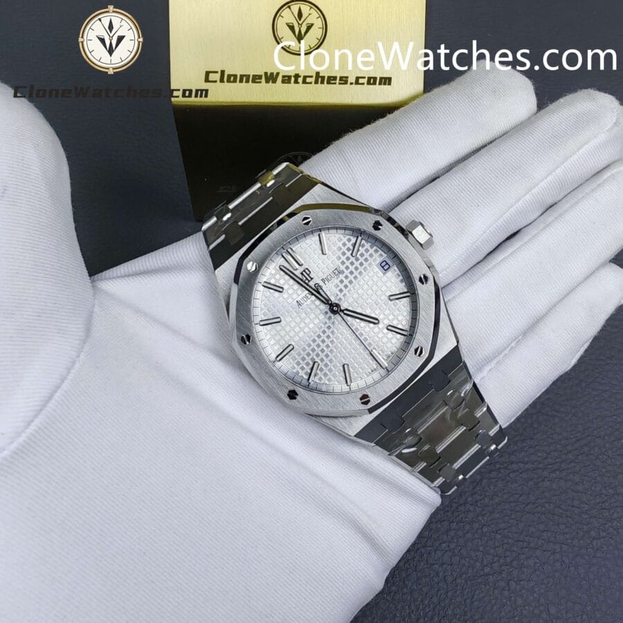 Audemars Piguet Super Clone Watches 1:1 Royal Oak 15500 White Dial - Image 6