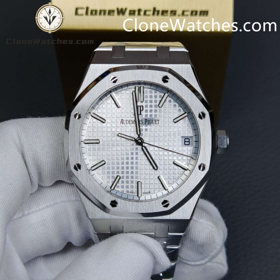 Audemars Piguet Super Clone Watches 1:1 Royal Oak 15500 White Dial - Image 4