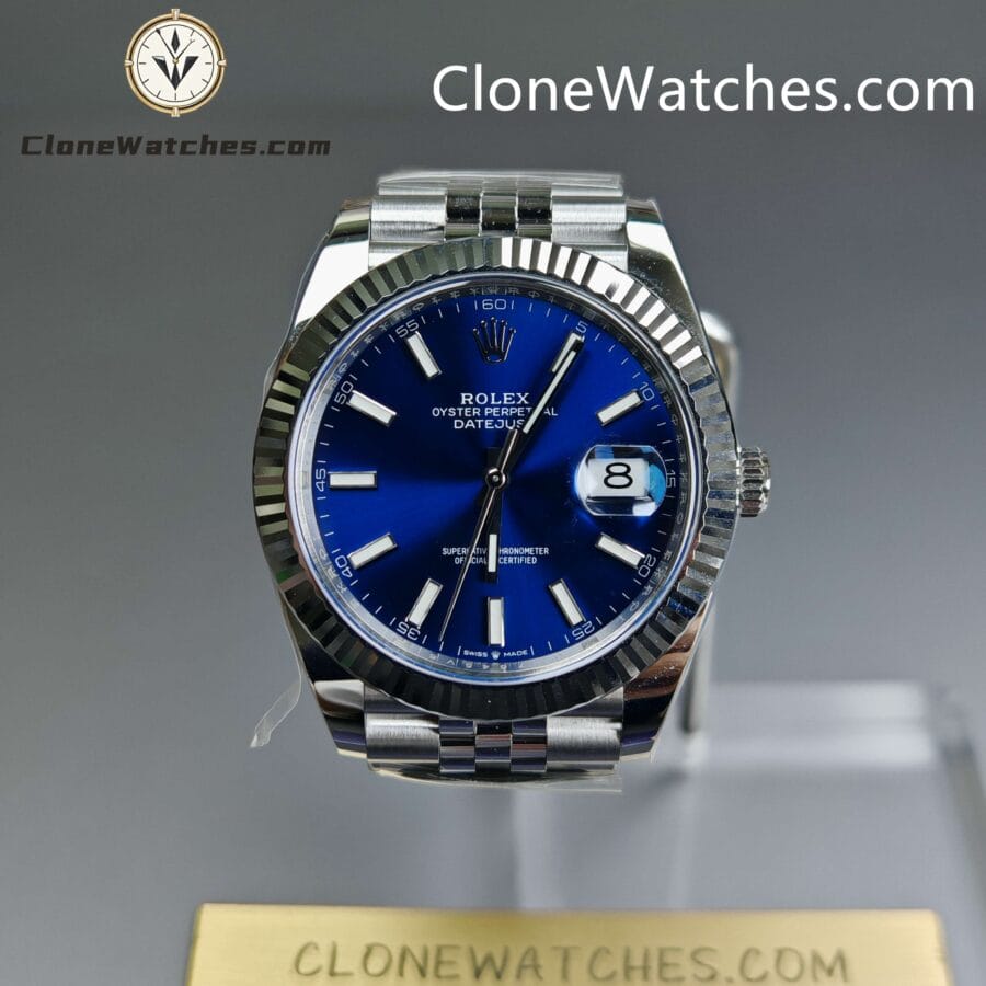 Super Clone Watches – Rolex DateJust Blue Dial M126334 – Jubilee