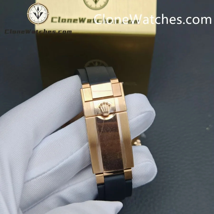 Rolex Super Clone Watches 1:1 Daytona 18K Rose Gold Black Dial M116515LN-0012 4130 Movement - Image 13