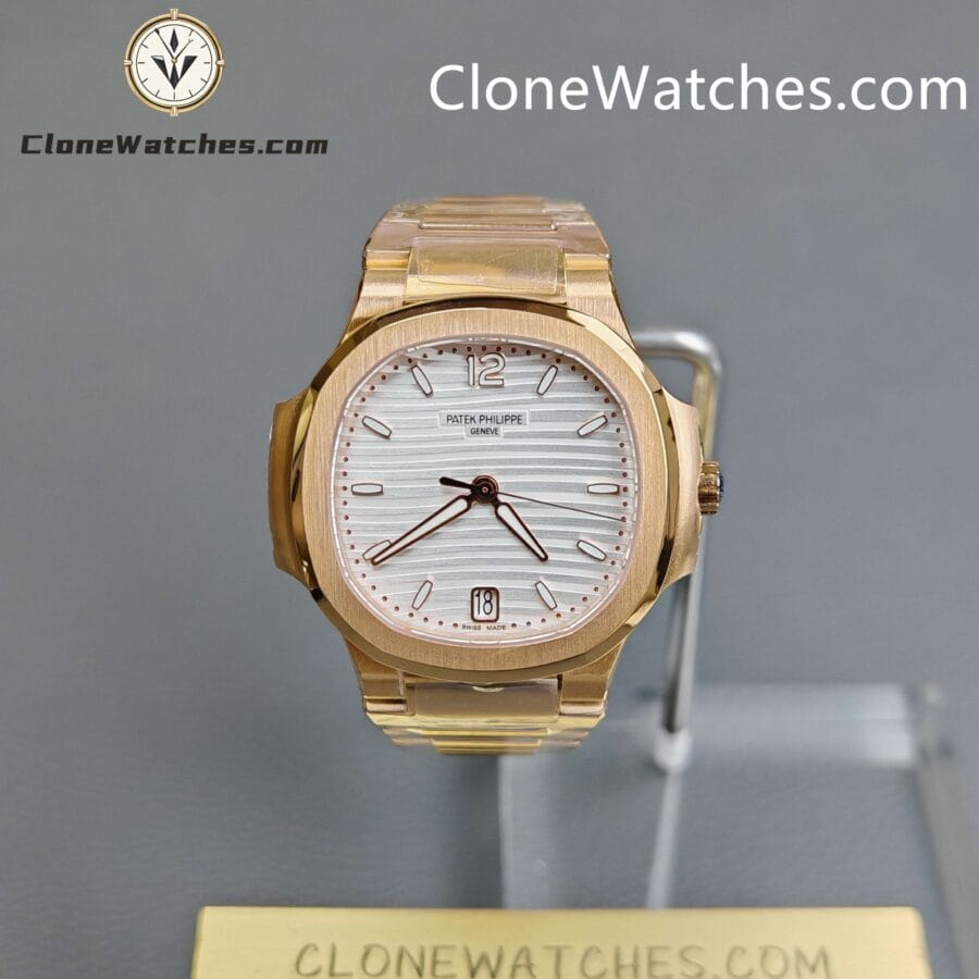 Super Clone Watches – Patek Philippe Nautilus Rose Gold 7118/1R-001