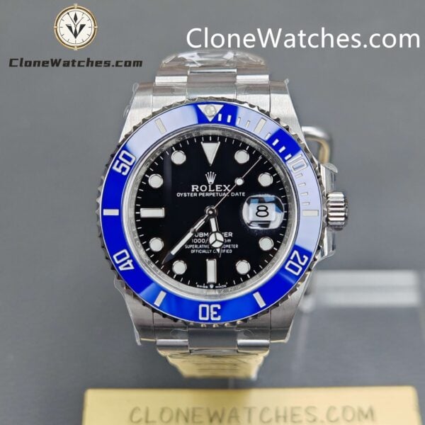 Super Clone Watches – Rolex  Submariner Blue Bezel m126619lb