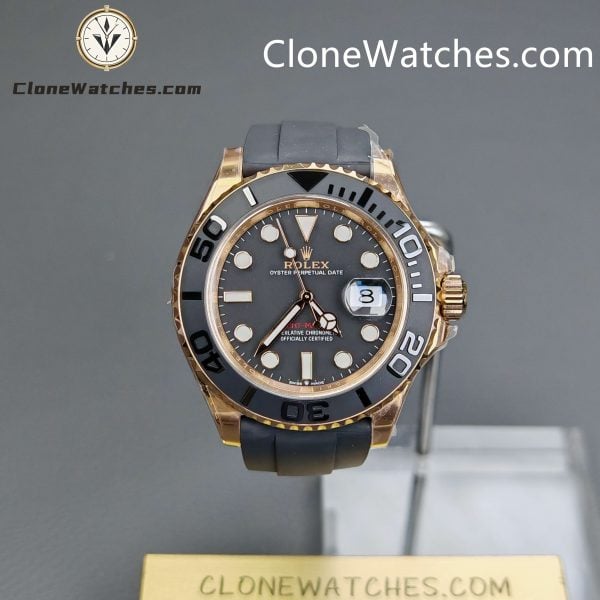 Rolex Super Clone Watches 1:1 Yacht Master 18k Rose Gold 226658 3235 Movement