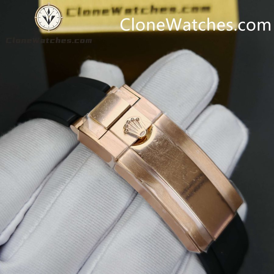 Rolex Super Clone Watches 1:1 Yacht Master 18k Rose Gold 226658 3235 Movement - Image 16