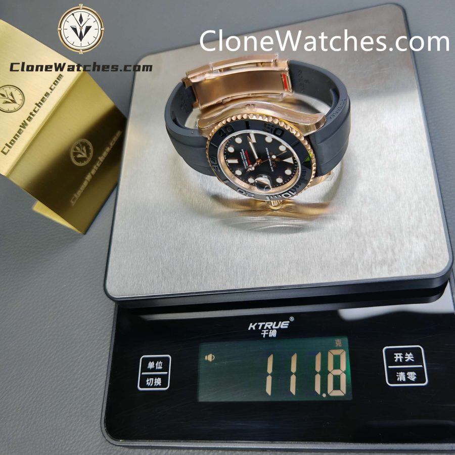 Rolex Super Clone Watches 1:1 Yacht Master 18k Rose Gold 226658 3235 Movement - Image 17