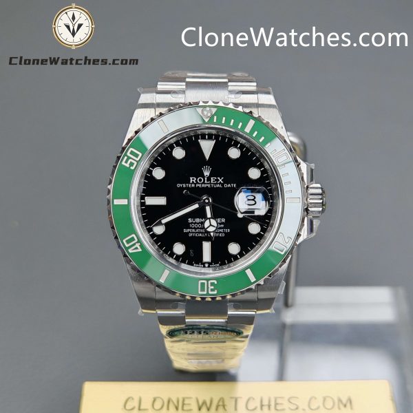 Super Clone Watches – Rolex Submariner Starbucks 126610LV – Oyster