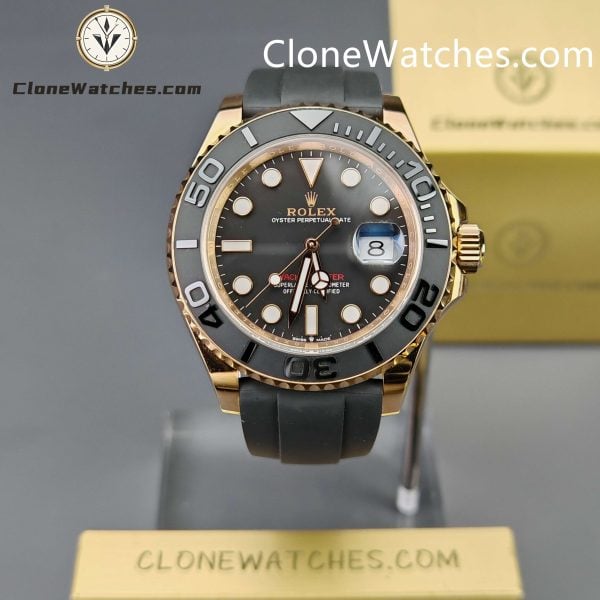 Rolex Super Clone Watches 1:1 Yacht Master 18k Rose Gold 226658 3235 Movement