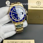 Rolex Super Clone Watches 1:1 18K Gold Blue Dial Submariner 126618LB 3235 Movement - Image 4