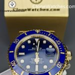 Rolex Super Clone Watches 1:1 18K Gold Blue Dial Submariner 126618LB 3235 Movement - Image 7