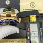 Rolex Super Clone Watches 1:1 18K Gold Blue Dial Submariner 126618LB 3235 Movement - Image 17