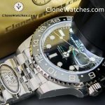 Rolex Super Clone Watches 1:1 Bruce Wayne GMT Master II M126710grnr Jubilee 3285 Movement - Image 8