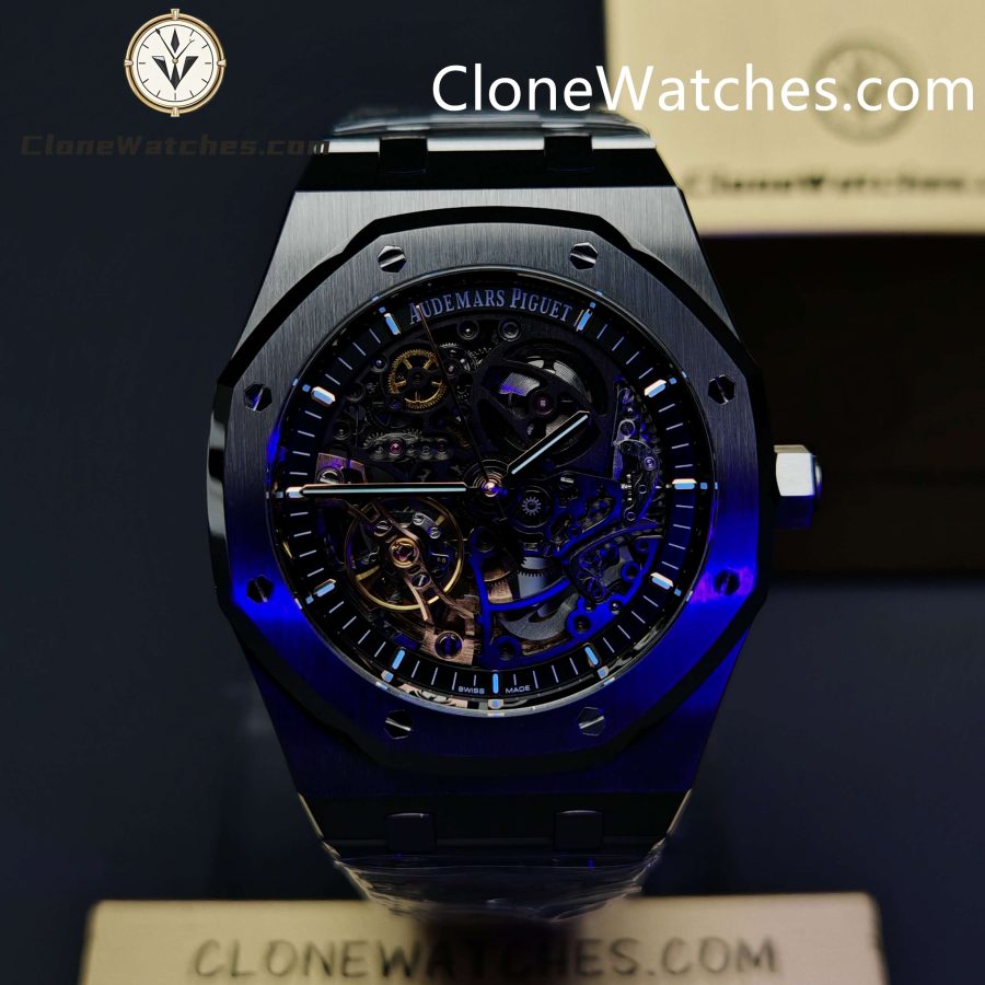 Audemars Piguet Super Clone Watches 1:1 Royal Oak 15407 Skeleton Dial - Image 2