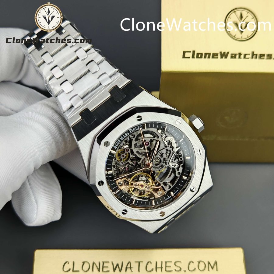 Audemars Piguet Super Clone Watches 1:1 Royal Oak 15407 Skeleton Dial - Image 6