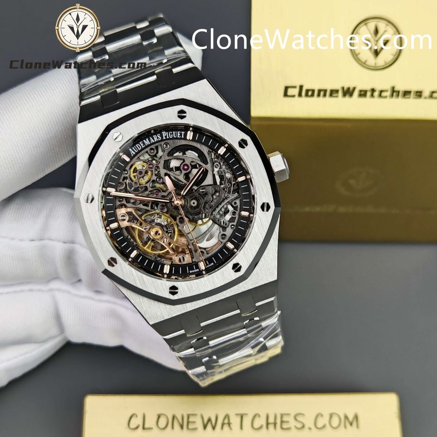 Audemars Piguet Super Clone Watches 1:1 Royal Oak 15407 Skeleton Dial - Image 5