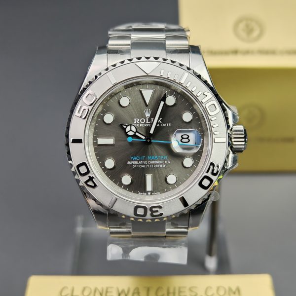 Super Clone Watches – Rolex Yacht Master Rhodium White Dial M126622-0001