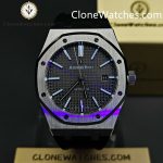 Audemars Piguet Super Clone Watches 1:1 Royal Oak 15400 Grey Dial Rubber Strap - Image 2