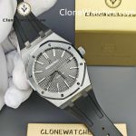 Audemars Piguet Super Clone Watches 1:1 Royal Oak 15400 Grey Dial Rubber Strap - Image 5