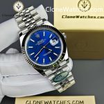 Rolex Super Clone Watches 1:1 DateJust Blue Dial M126334 Jubilee 41MM 3235 Movement - Image 5