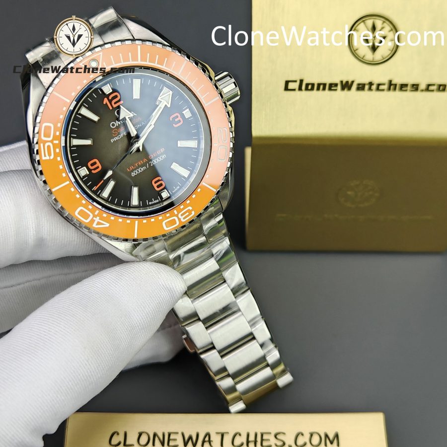 OMEGA Super Clone Watches 1:1 Seamaster Ocean Planet 6000M 45.5 MM 215.30.46.21.06.001 - Image 4