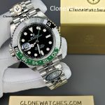 Rolex Super Clone Watches 1:1 Sprite GMT Master II m126720vtnr-0002 Jubilee 3285 Movement - Image 6