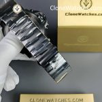 Panerai Super Clone Watches 1:1 White Dial Black Bracelet 44mm - Image 7
