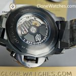 Panerai Super Clone Watches 1:1 White Dial Black Bracelet 44mm - Image 14