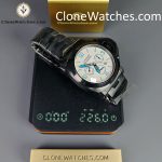 Panerai Super Clone Watches 1:1 White Dial Black Bracelet 44mm - Image 16