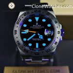 Rolex Super Clone Watches 1:1 Oyster Perpetual Explore II Black Dial m226570-0002 3285 Movement - Image 2