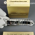 Rolex Super Clone Watches 1:1 Day Date Ice Blue Diamond Bezel Dial 40mm 228396TBR 3255 Movement - Image 11