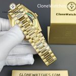 Rolex Super Clone Watches 1:1 Day Date 18K Gold White Dial 40mm m228238-0042 3255 Movement - Image 6