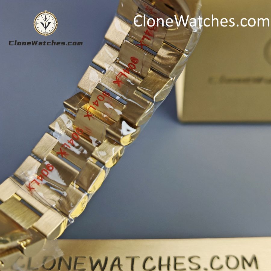 Rolex Super Clone Watches 1:1 Day Date 18K Gold White Dial 40mm m228238-0042 3255 Movement - Image 9