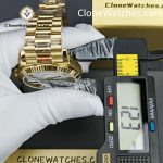 Rolex Super Clone Watches 1:1 Day Date 18K Gold White Dial 40mm m228238-0042 3255 Movement - Image 15