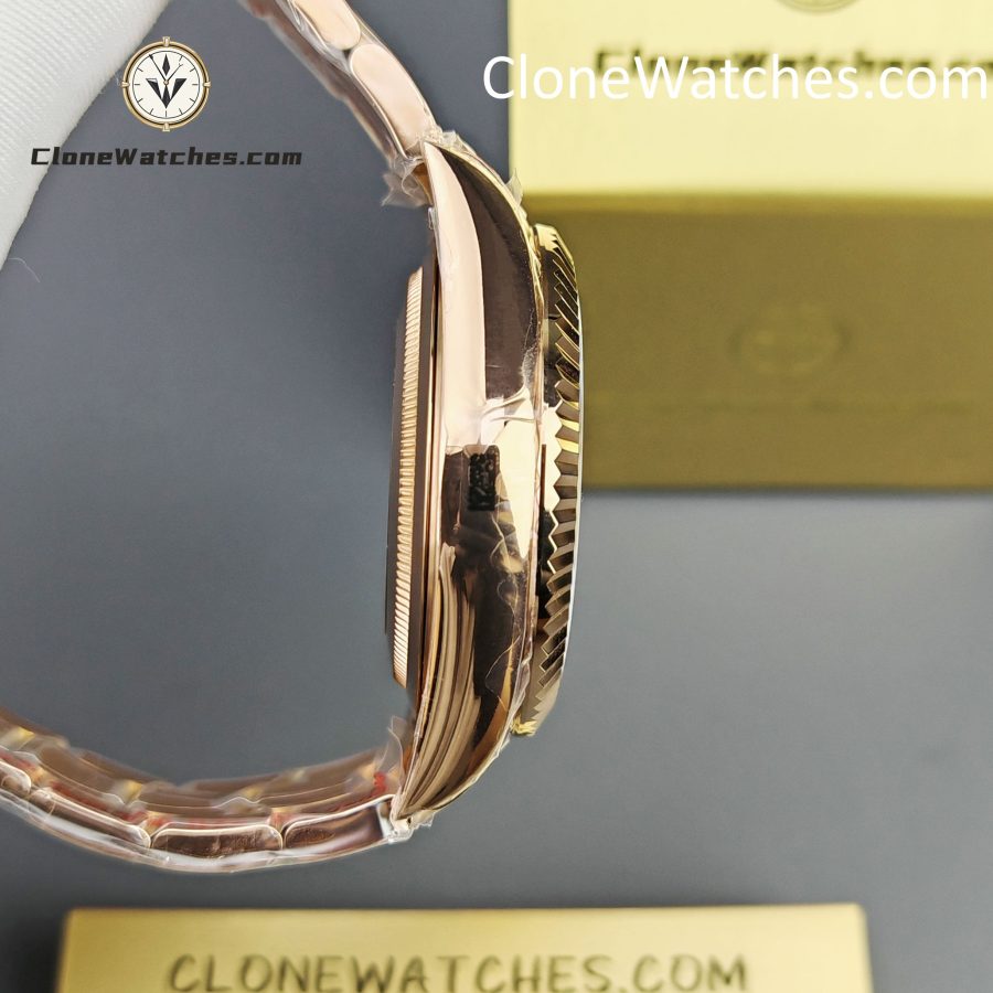 Rolex Super Clone Watches 1:1 Sky Dweller Rose Gold Blue Oyster M336935 9002 Movement - Image 9