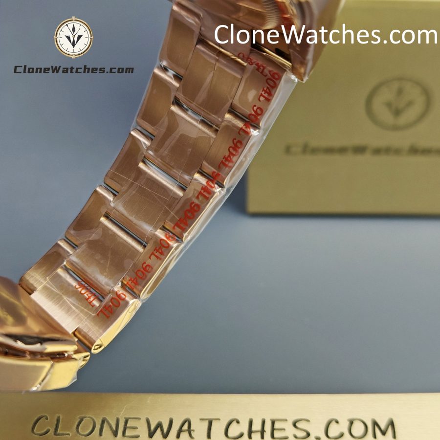 Rolex Super Clone Watches 1:1 Sky Dweller Rose Gold Blue Oyster M336935 9002 Movement - Image 10
