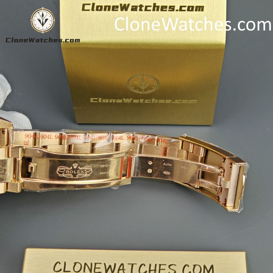 Rolex Super Clone Watches 1:1 Sky Dweller Rose Gold Blue Oyster M336935 9002 Movement - Image 11