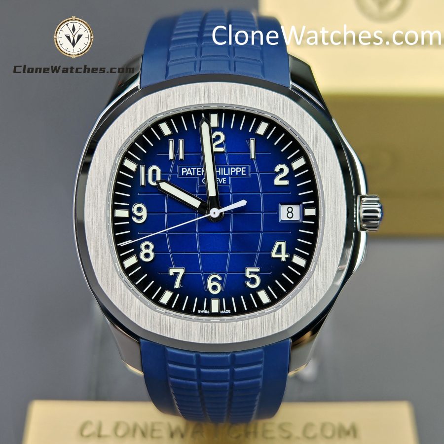 Patek Philippe Super Clone Watches 1:1 Aquanaut 5168G-001 Jumbo Blue 42 mm