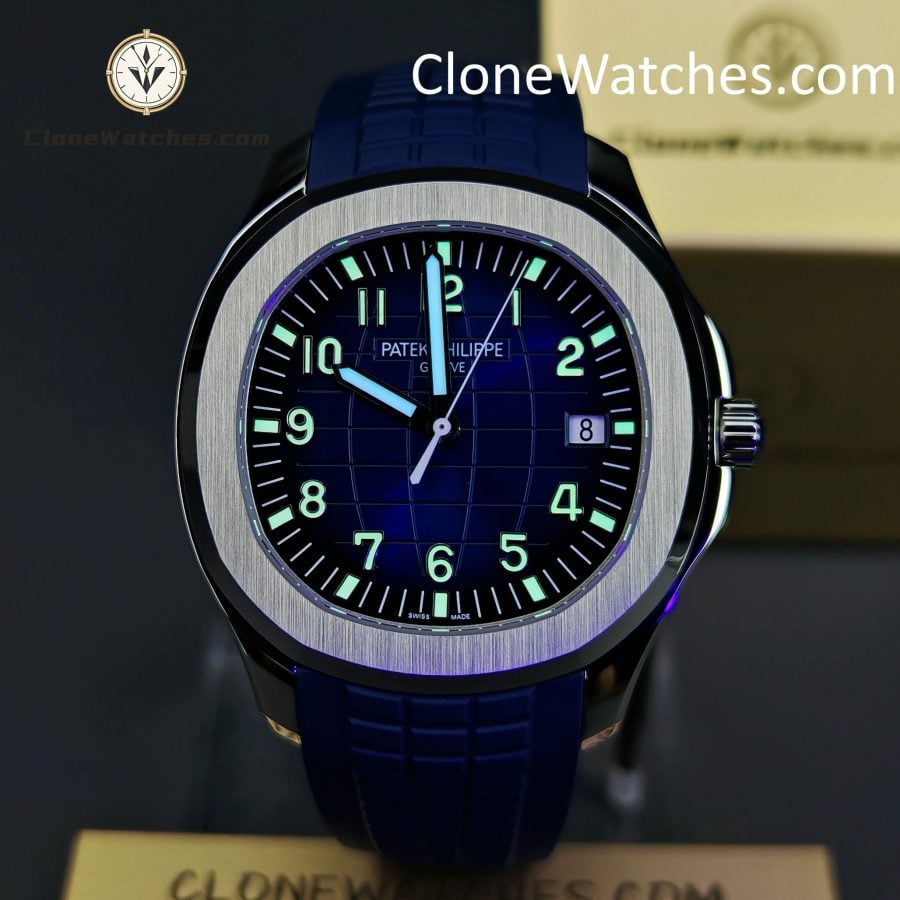 Patek Philippe Super Clone Watches 1:1 Aquanaut 5168G-001 Jumbo Blue 42 mm - Image 2