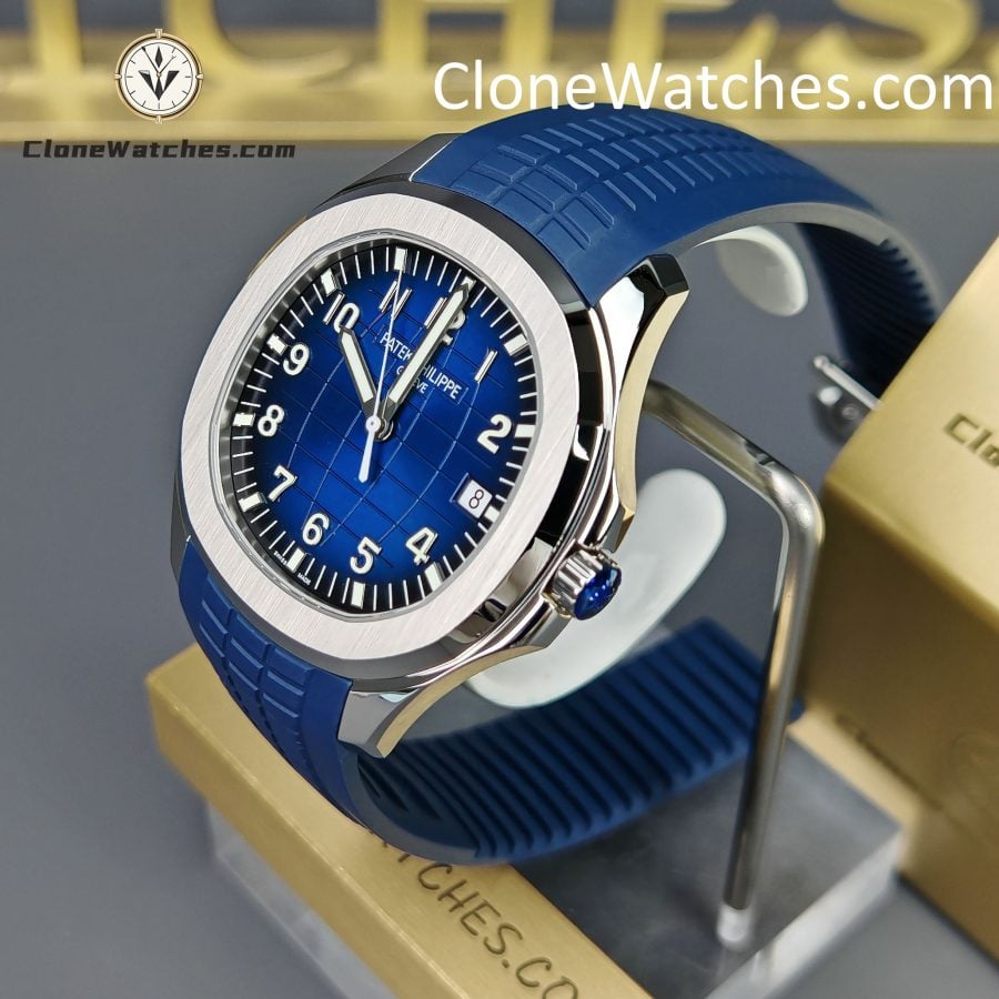 Patek Philippe Super Clone Watches 1:1 Aquanaut 5168G-001 Jumbo Blue 42 mm - Image 3