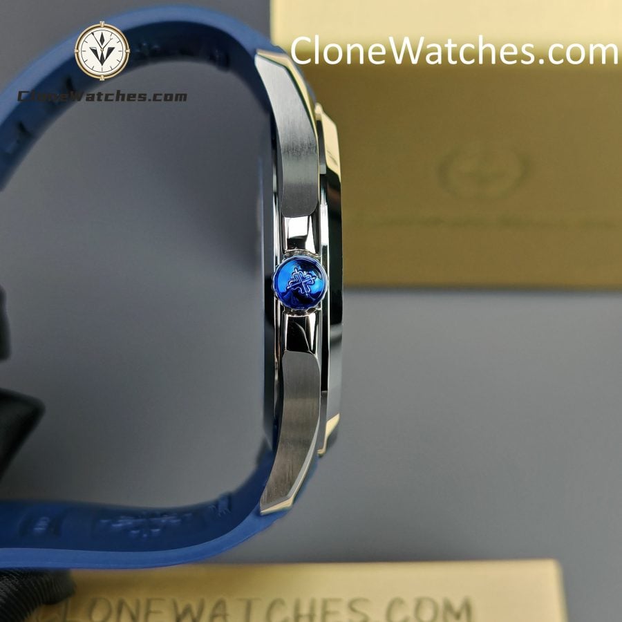 Patek Philippe Super Clone Watches 1:1 Aquanaut 5168G-001 Jumbo Blue 42 mm - Image 7