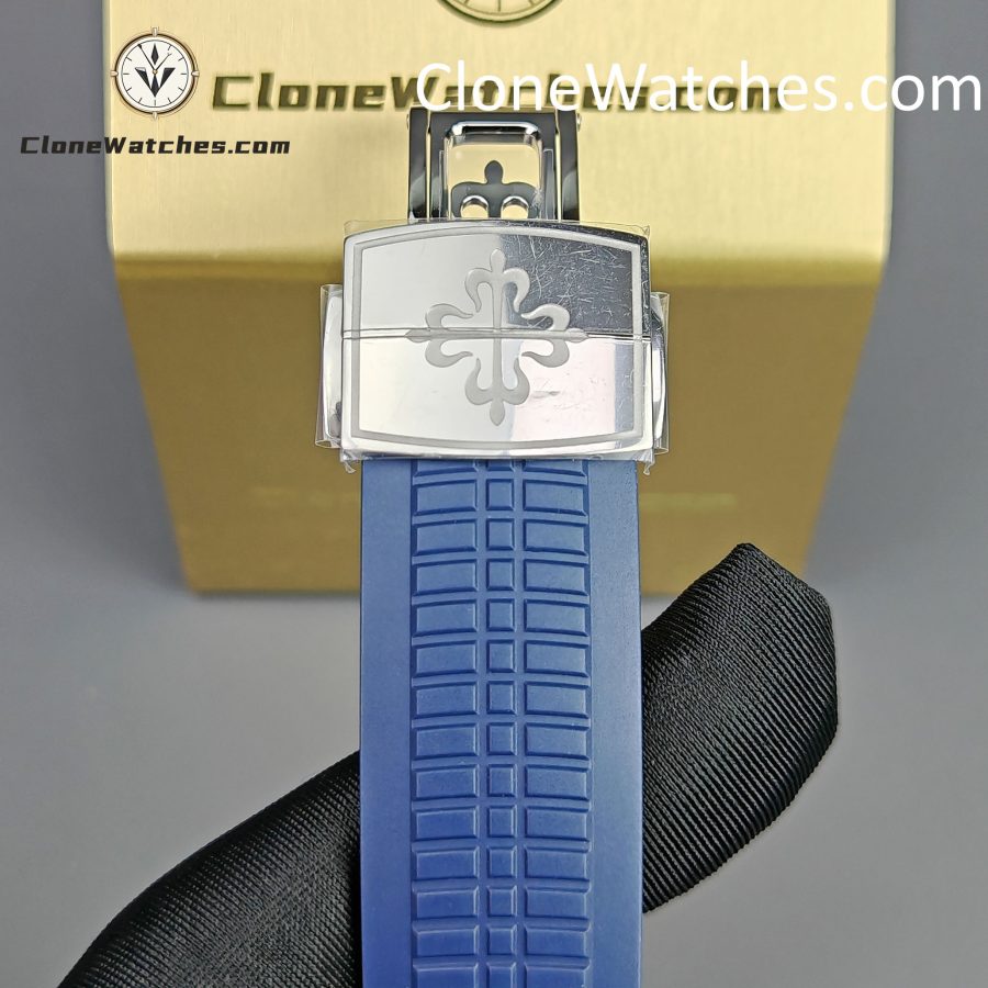 Patek Philippe Super Clone Watches 1:1 Aquanaut 5168G-001 Jumbo Blue 42 mm - Image 9
