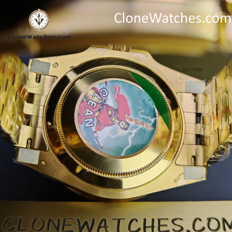 Rolex Super Clone Watches 1:1 GMT Master II 18k Gold m126718grnr Jubilee 3285 Movement - Image 11