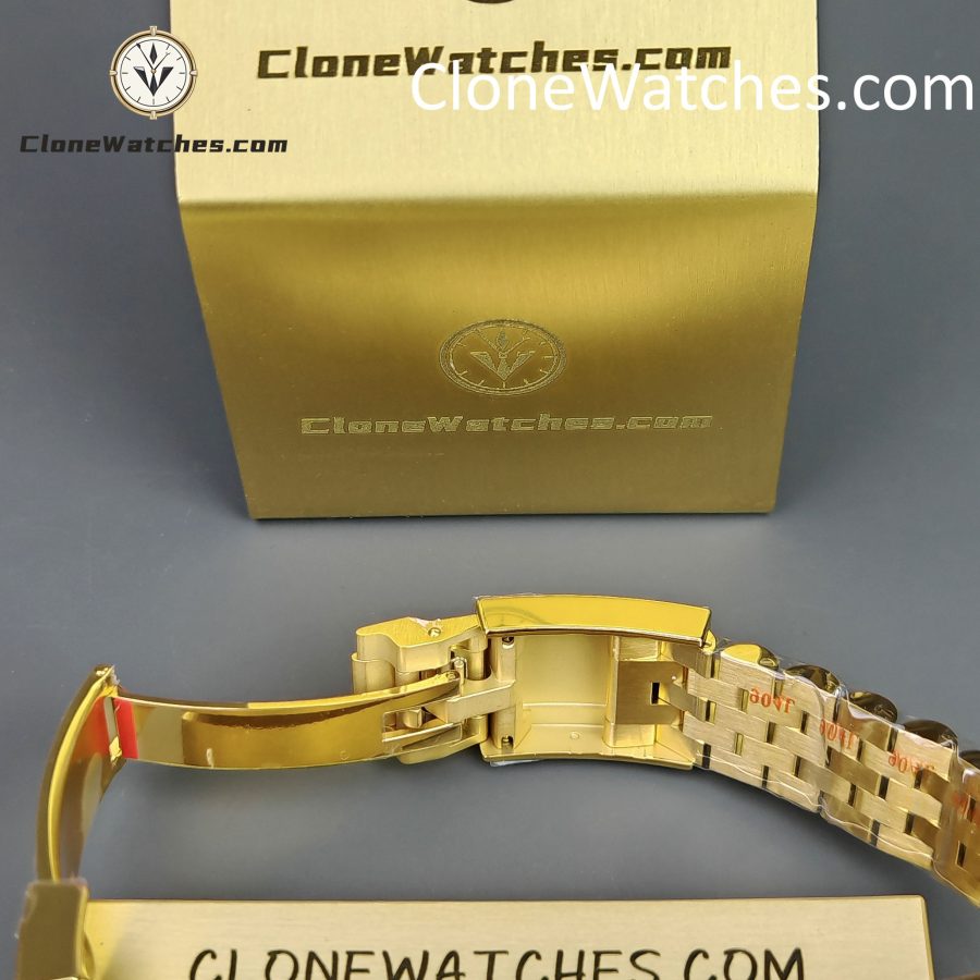 Rolex Super Clone Watches 1:1 GMT Master II 18k Gold m126718grnr Jubilee 3285 Movement - Image 13