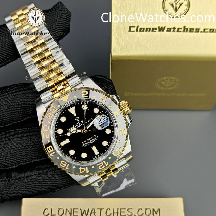 Rolex Super Clone Watches 1:1 GMT Master II  m126713grnr Jubilee 3285 Movement - Image 5